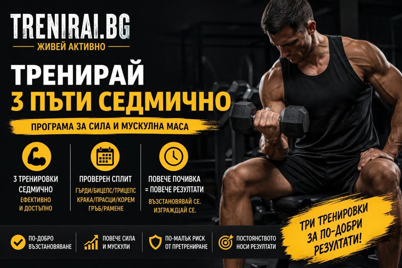 Тренировка три пъти седмично