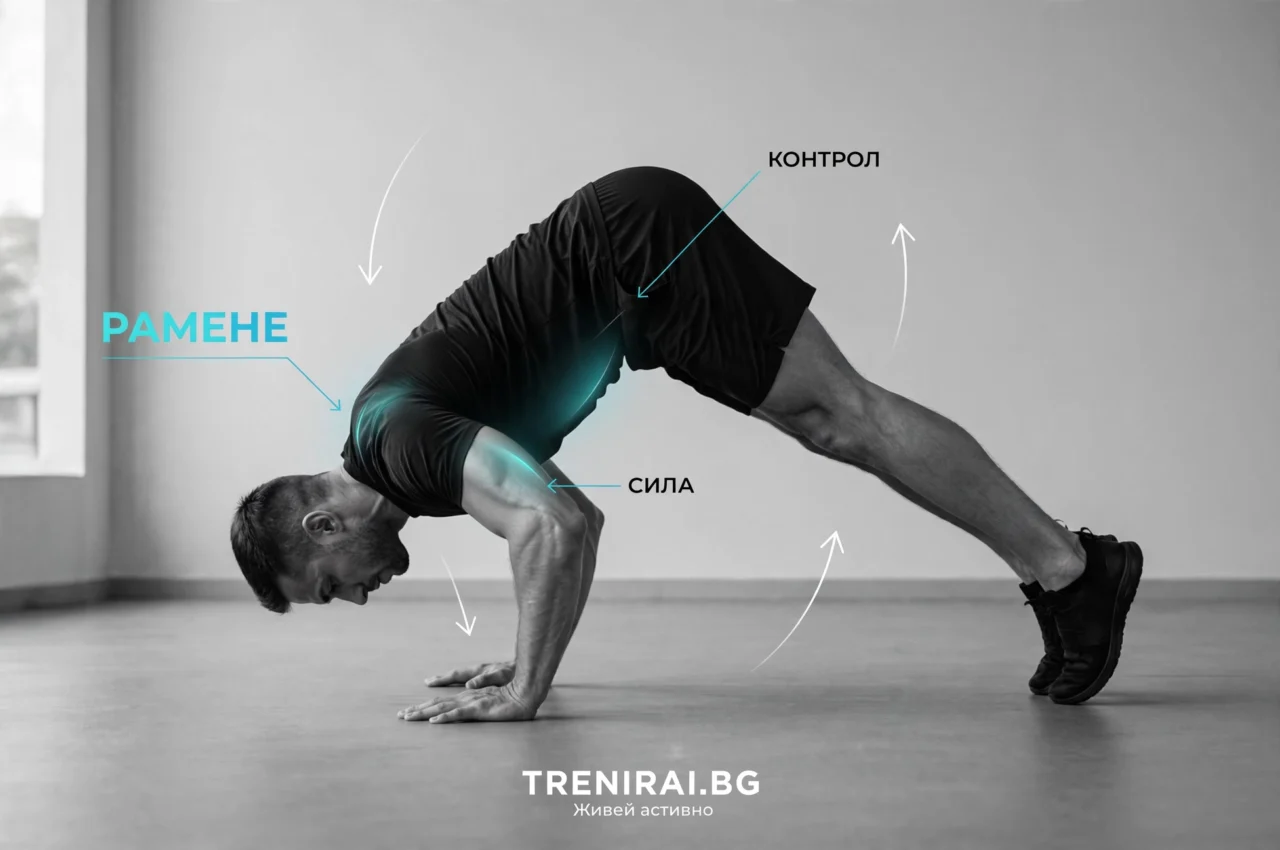 Pike Push Ups &ndash; най-доброто упражнение за рамене със собствено тегло
